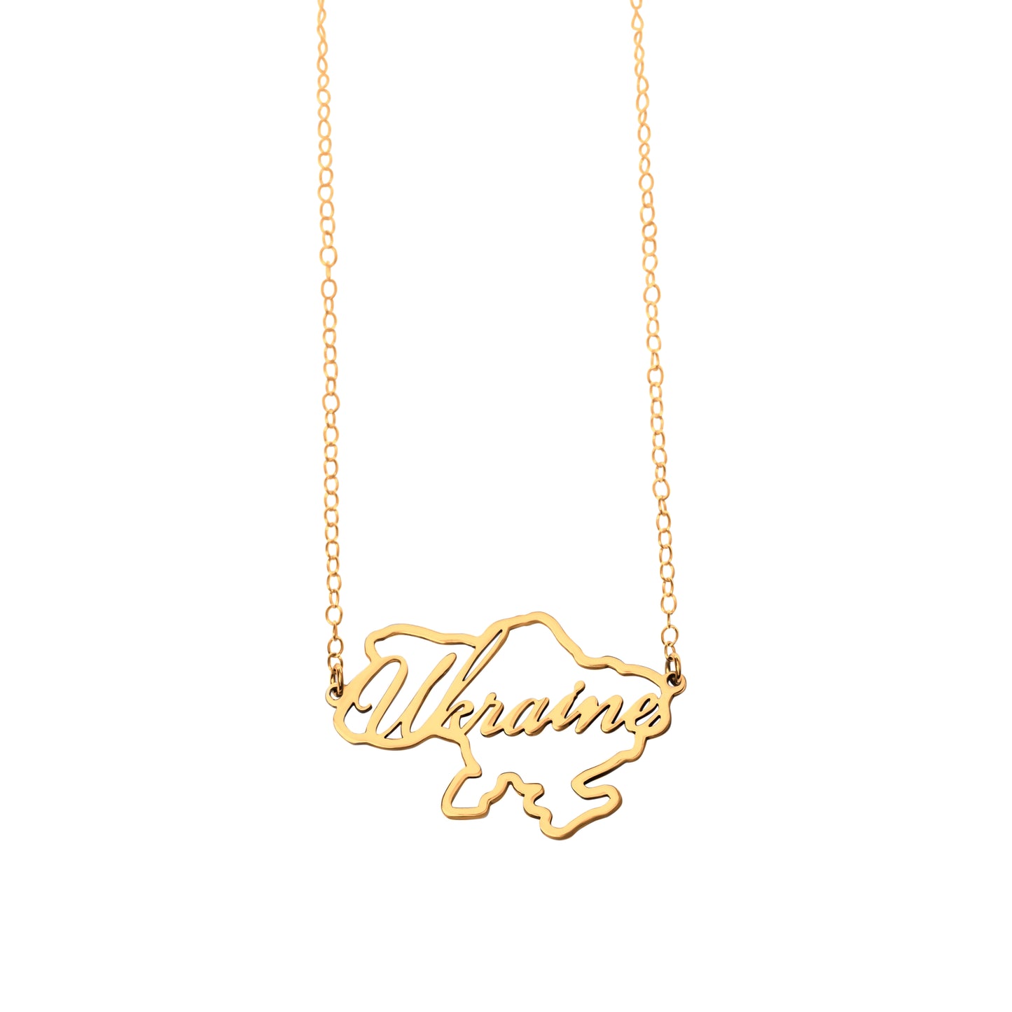 Necklace "Ukraine" in Map of Ukraine