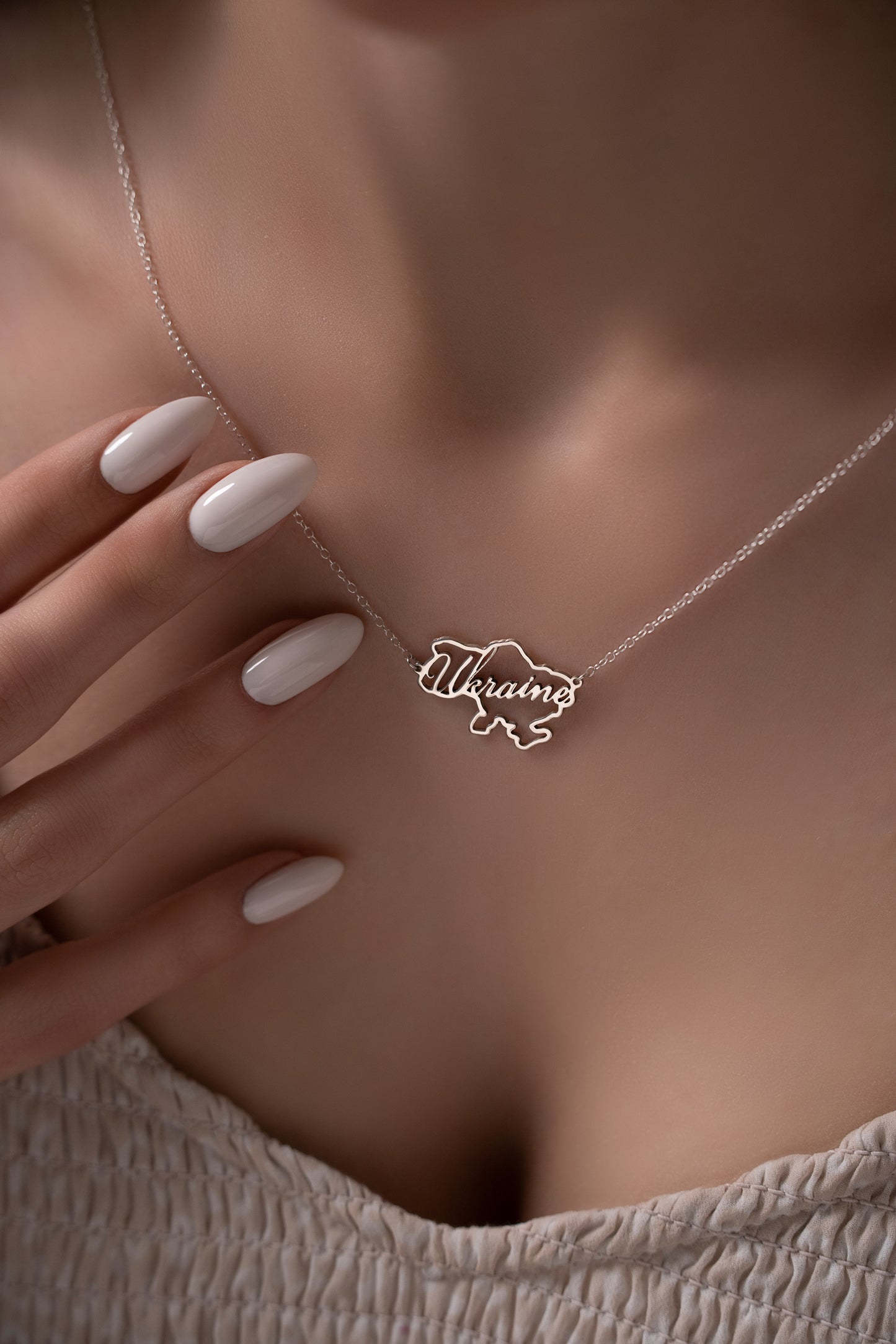 Necklace "Ukraine" in Map of Ukraine