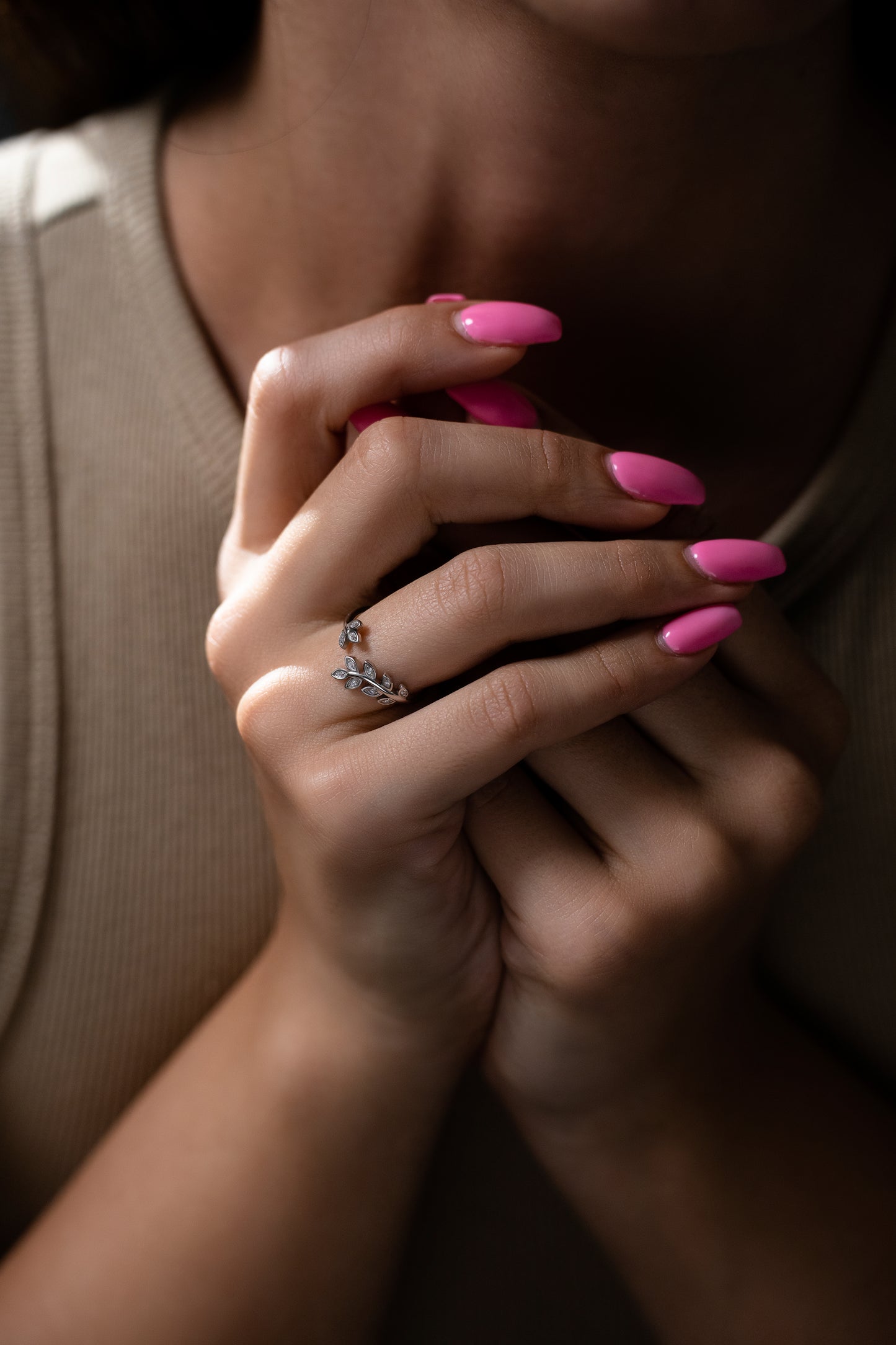 "Kolosok" Ring with Zirconium Stones