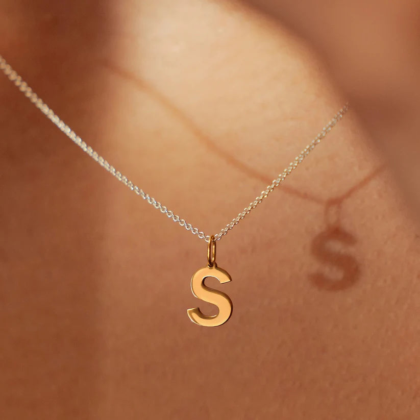 Pendant Necklace With Your Letter