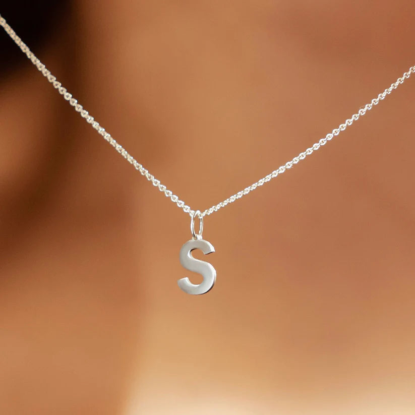 Pendant Necklace With Your Letter