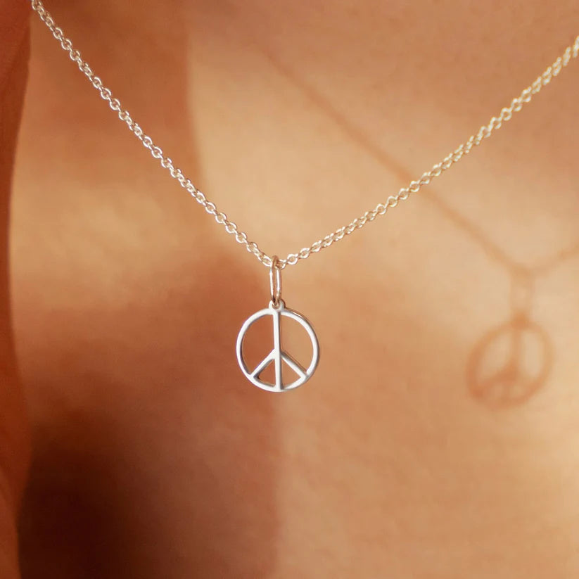 Peace Symbol Pendant Necklace