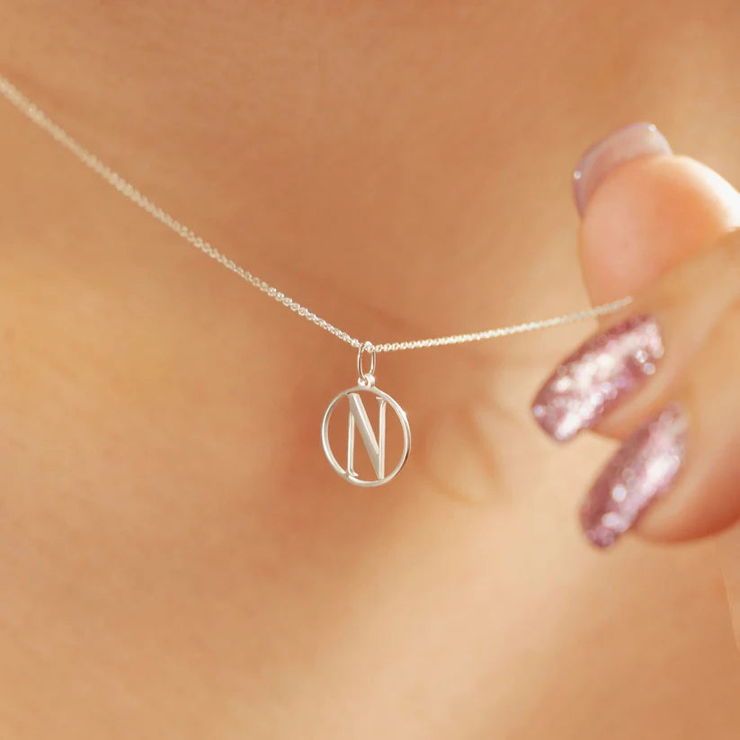 Pendant Necklace With Your Letter