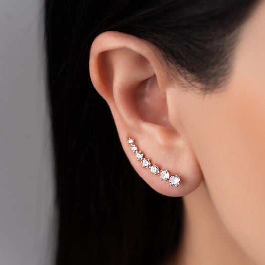 CZ Diamond Stones Earrings