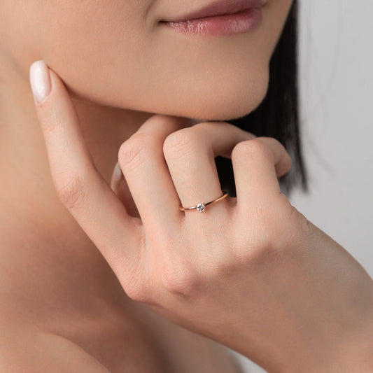 Dainty Pave Multi Stone Ring
