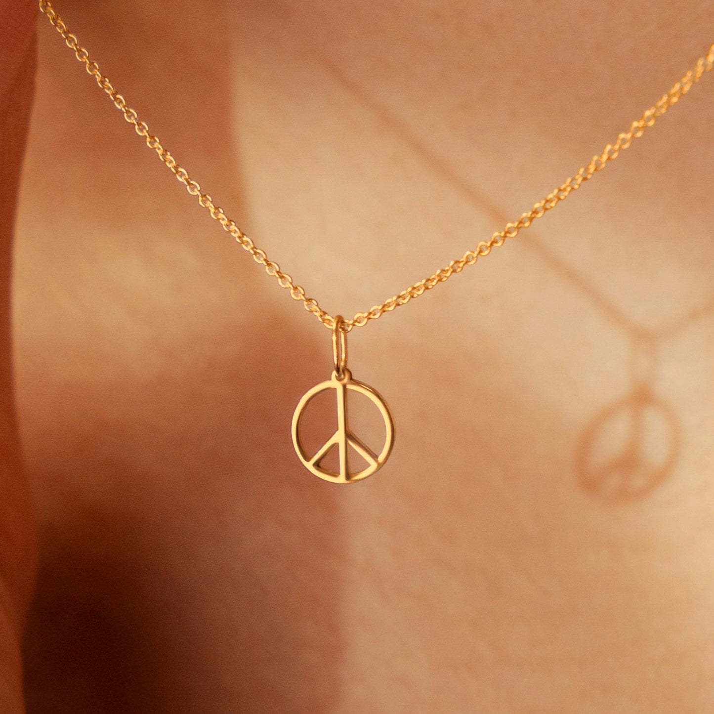 Peace Symbol Pendant Necklace