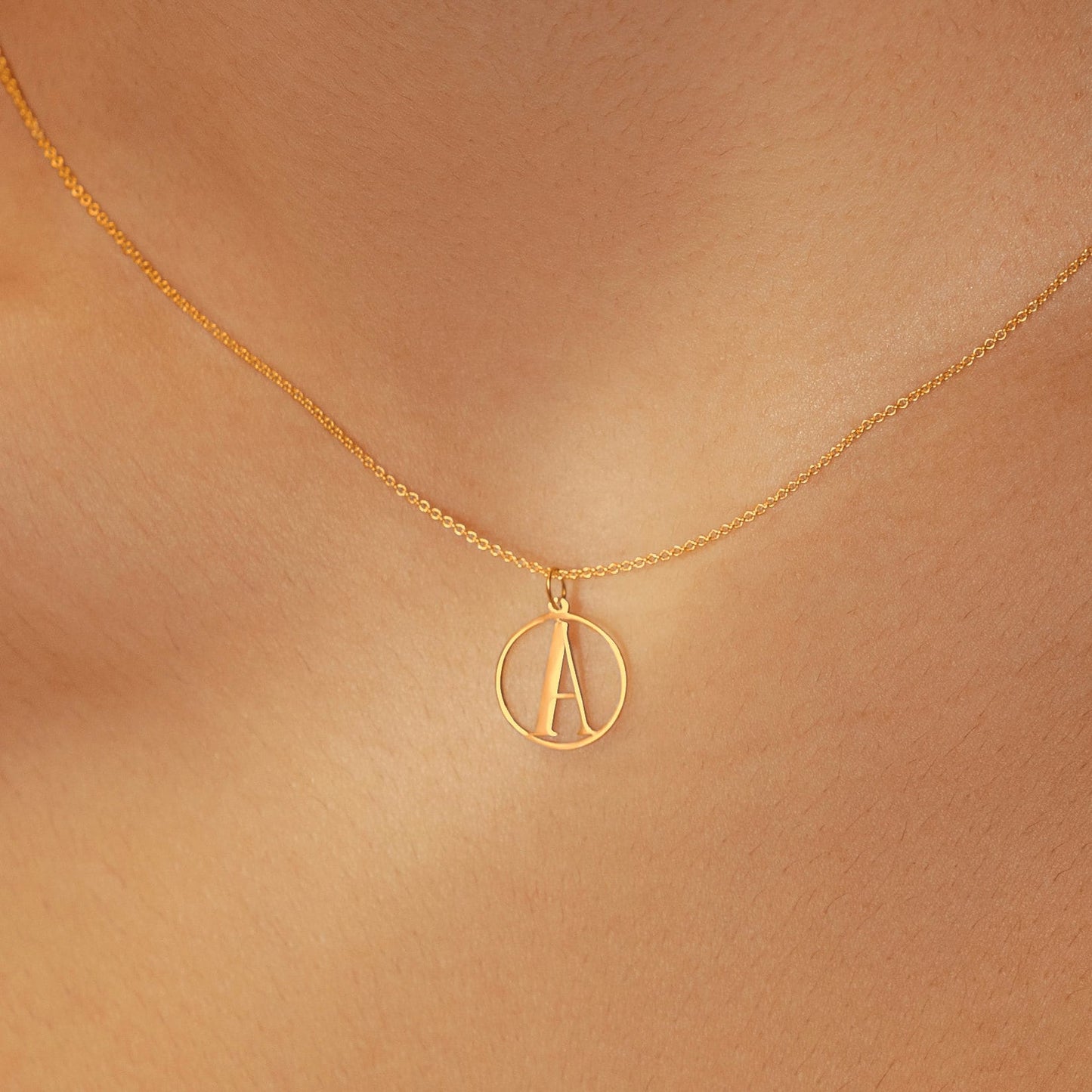 Pendant Necklace With Your Letter