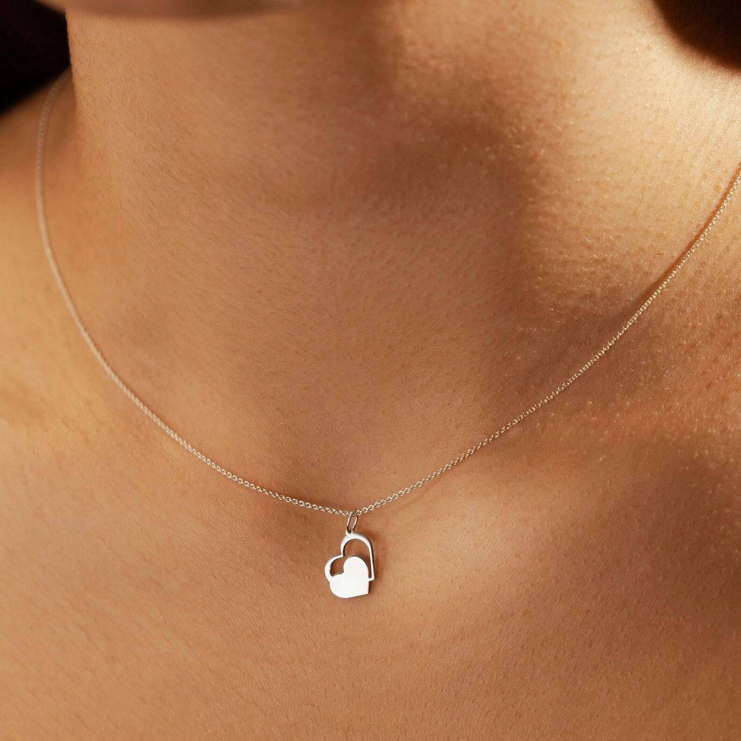 2 Mini Hearts Pendant Necklace