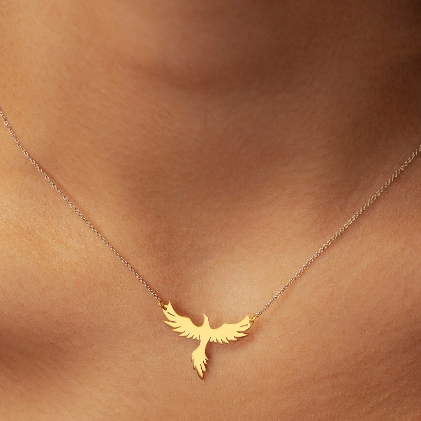 Rising Phoenix Pendant Necklace