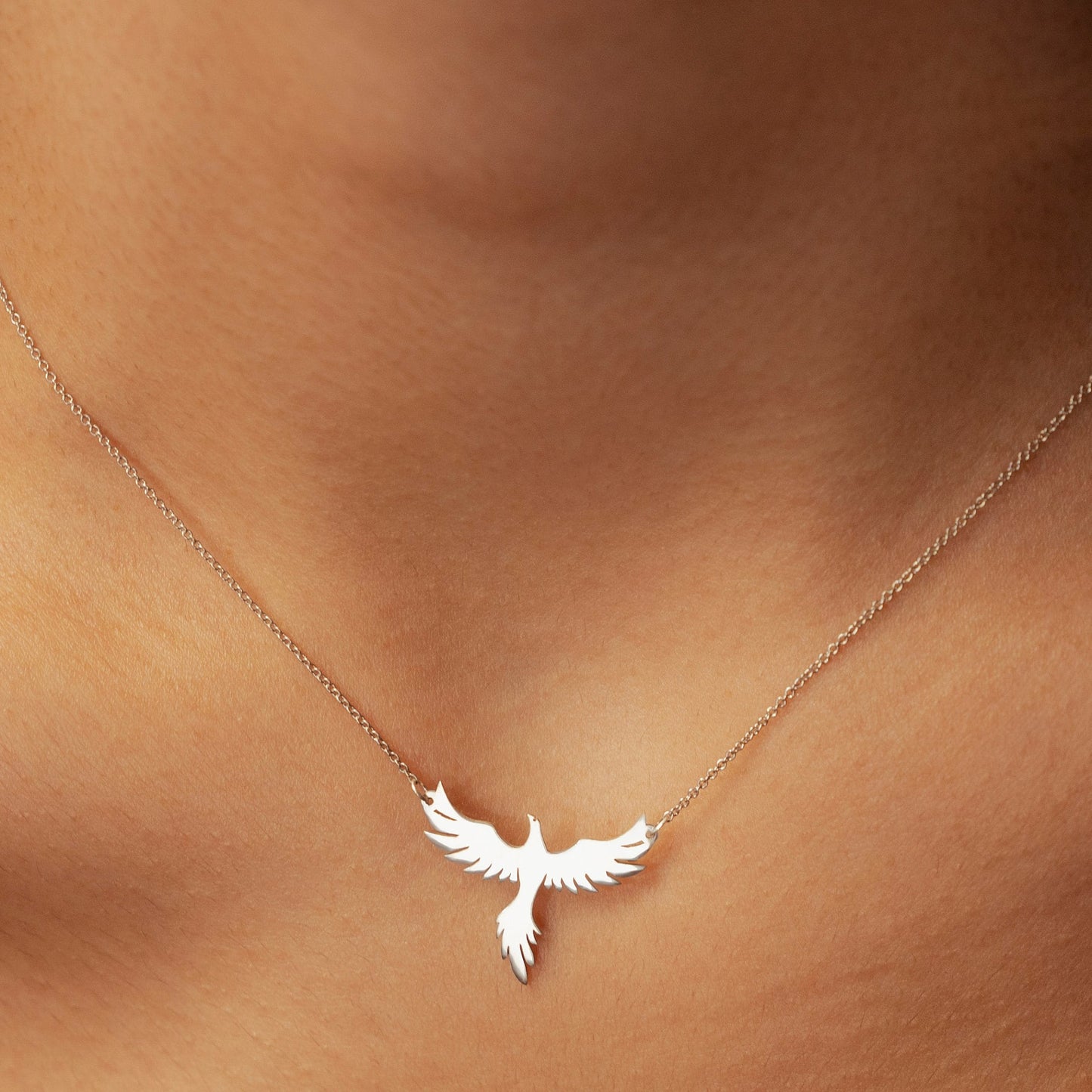 Rising Phoenix Pendant Necklace