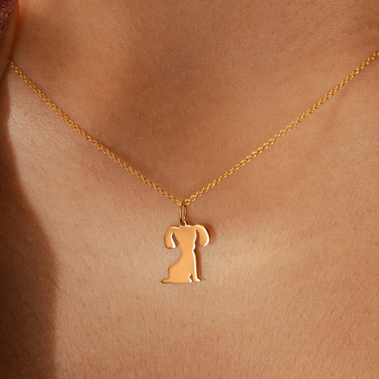 Puppy Pendant Necklace