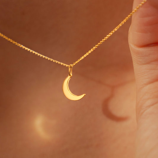 Crescent Pendant Necklace