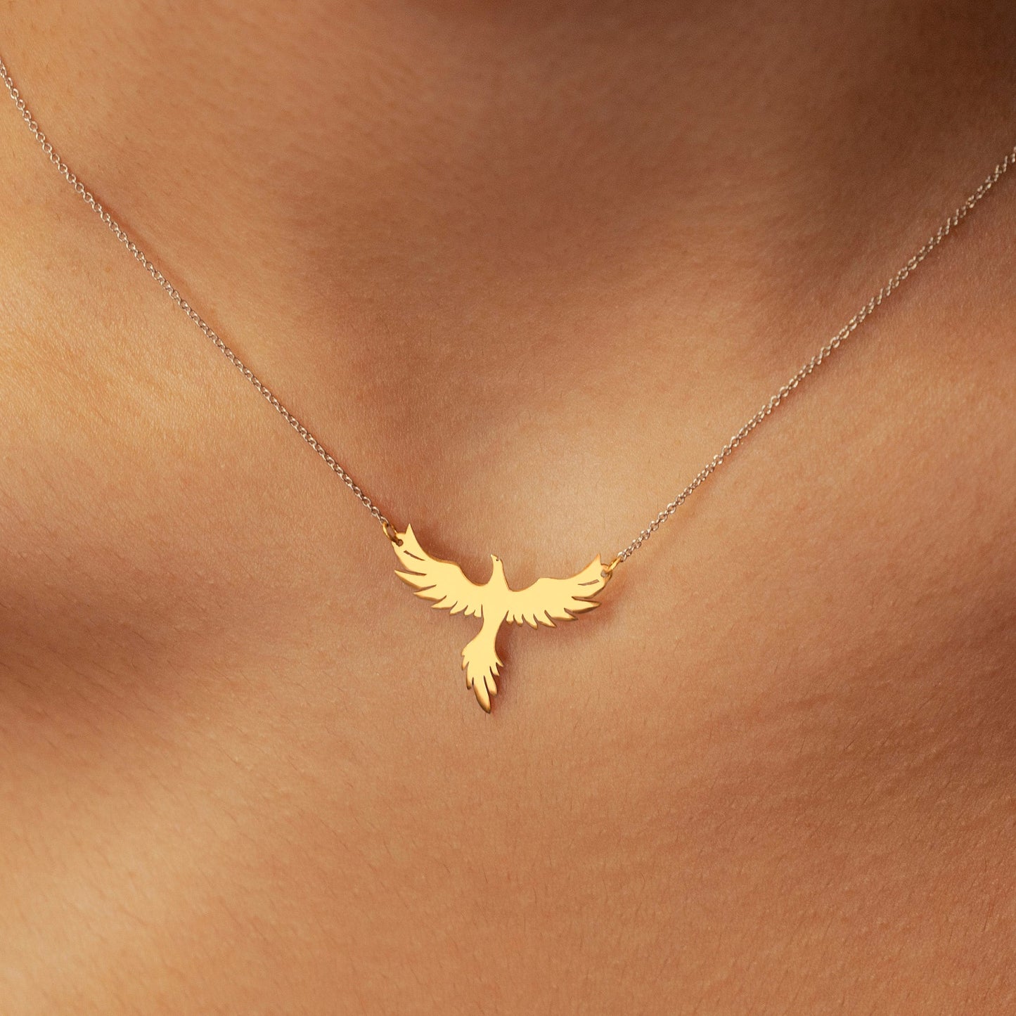 Rising Phoenix Pendant Necklace