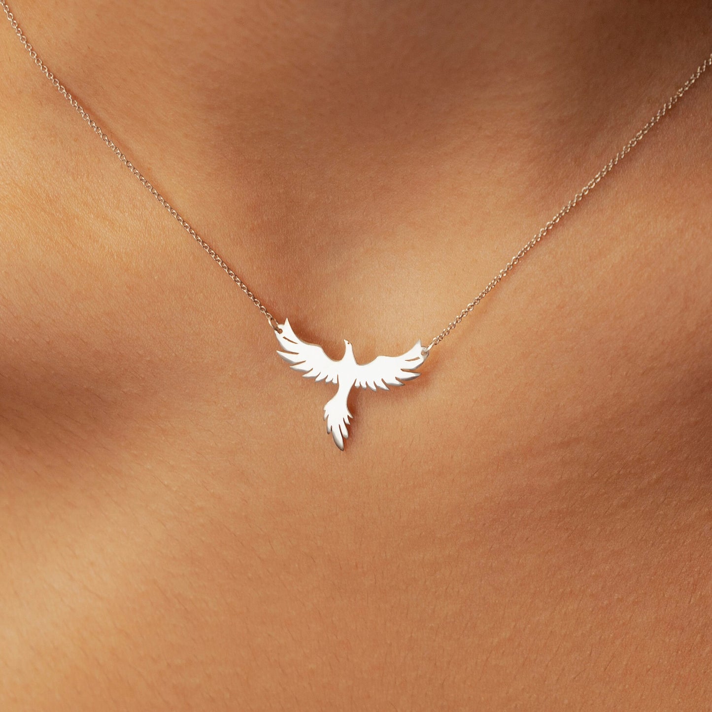 Rising Phoenix Pendant Necklace